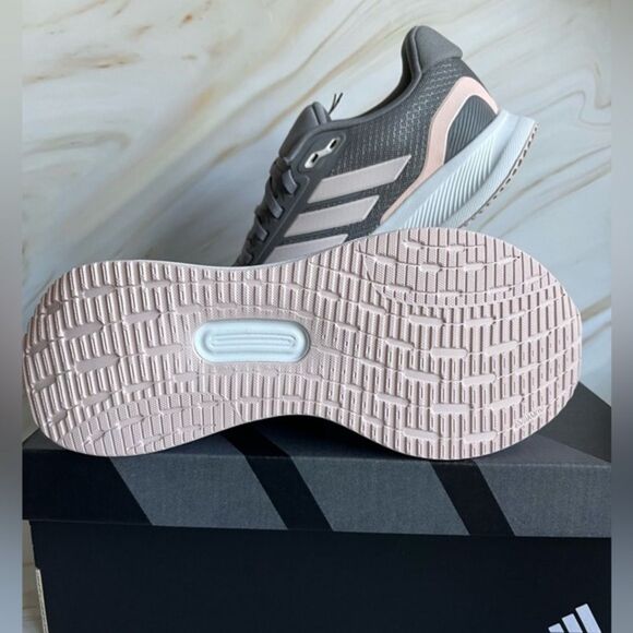 Adidas Women's Falcon 5 Lightweight Running‎ Shoe 3 Stripes Sports Grey Multi - Picture 6 of 12